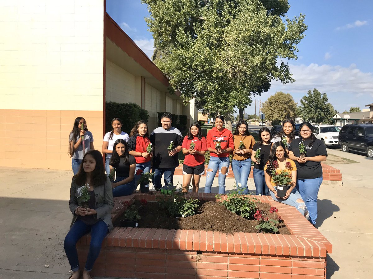 Beautifying our campus while learning about garden is the focus of our club! #gardening #gardeningtips #mhs_gardenclub