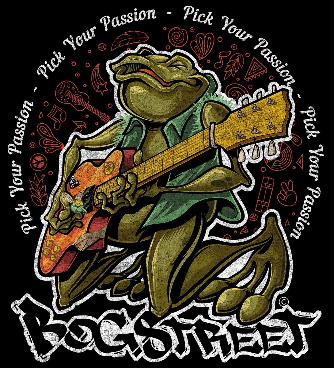 bogstreet's tweet photo. Bog Street T-shirt Design. Website link in bio.

#bogstreet #guitar #tshirts #tee #shirts #clothing #artist #design #new #t-shirt #leapseries #picks #musician #clothing #christmas #gifts https://t.co/WXmA0QD7EC