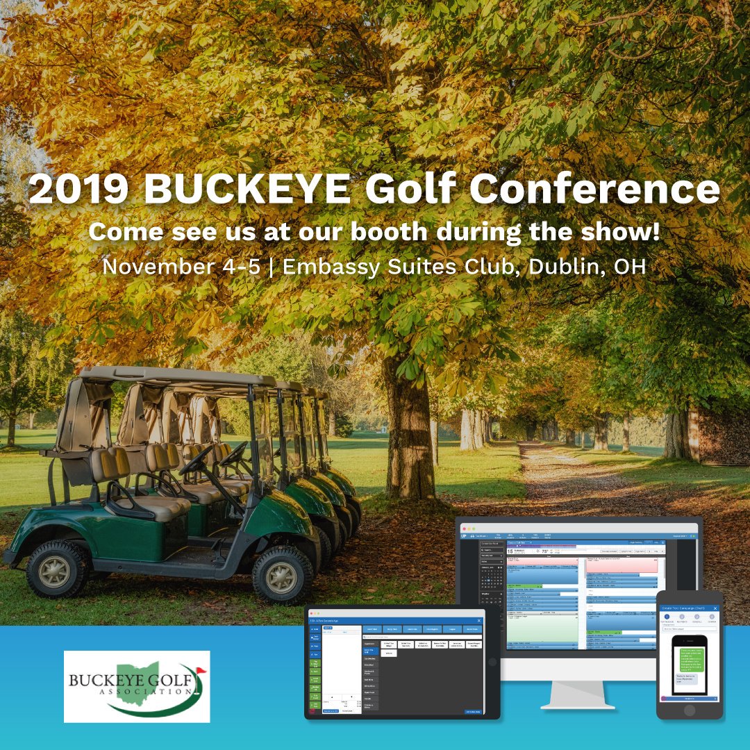 foreUP's tweet image. We&apos;re looking forward to connecting with you at the annual Ohio Buckeye Conference!   Stop by our booth and let us show you how our software can make running your course a whole lot easier! ⛳

#BuckeyeGolfAssociation #GolfBusiness #GolfSolutions