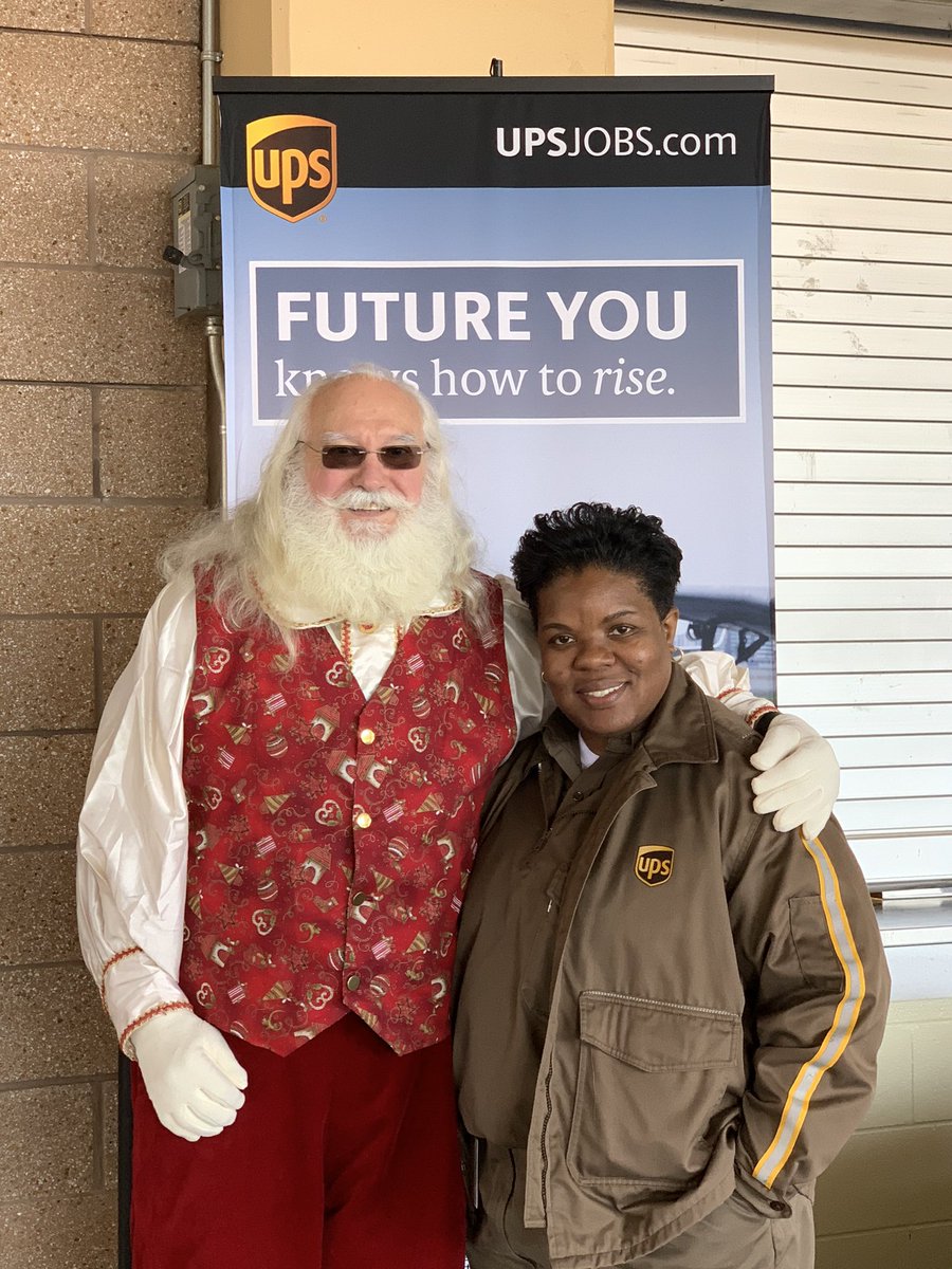 Santa says come find your #FutureYou today here at Coolray Field, with @SouthAtlUPSers !