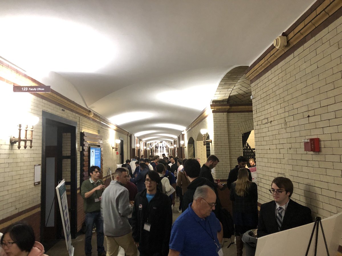 Jam packed #CMSAC19 poster session in Porter Hall @CMU_Stats <a href="/CMUAnalytics/">CMU Sports Analytics</a>