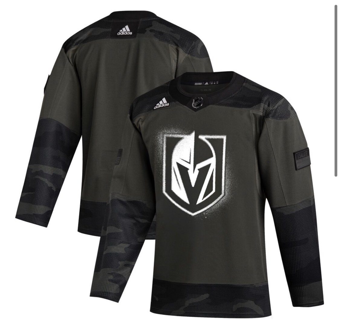 SinBin.vegas on X: Military Appreciation Night at T-Mobile Arena will be  on November 13th vs Chicago. VGK will wear these jerseys in warmups. / X