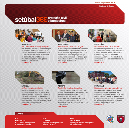 SetubalSos's tweet photo. #STB360PROCIV -  Já se encontra disponível a mais recente edição da nossa newsletter 📰https://t.co/Nb7ppWKc7X.
🗞️Destaque para a prevenção de cheias 🌧️ com a realização de várias obras de limpeza de linhas de água. https://t.co/Ey2PSKmzXr https://t.co/CiCVj2FAOS