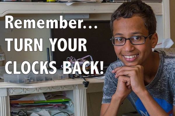 AmerZahr's tweet photo. #DaylightSavings #ClockBoy https://t.co/PmYi0ZRkcB