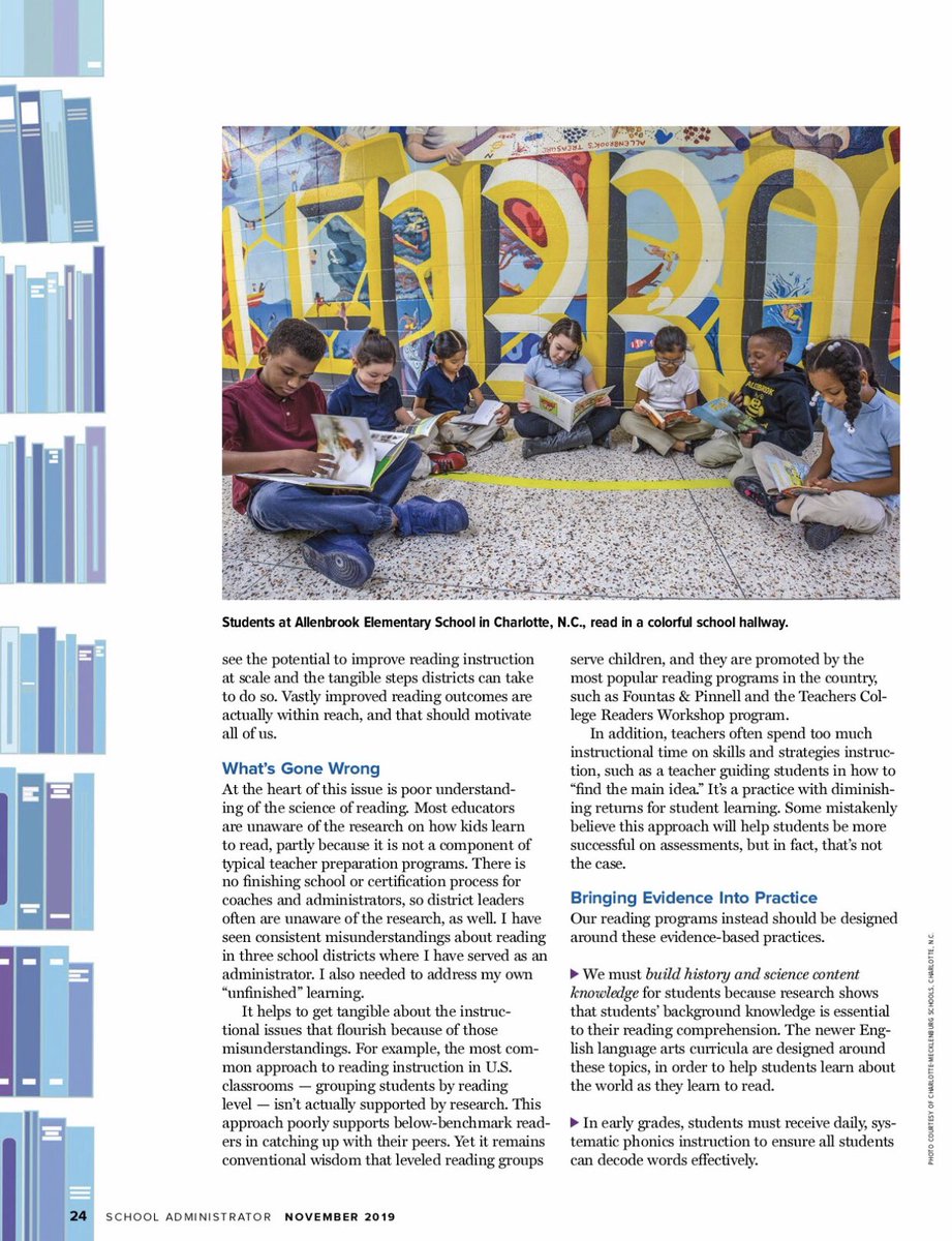 hassell_joey's tweet photo. As @TNedu heads into the #TDOELEADS conference this week, I encourage everyone to read @edukings’ article in @AASAHQ Nov issue. #TNBestforALL Let’s stop ineffective literacy practices & move OUR students to proficiency. #systematicphonics #buildingknowledge #curriculummatters https://t.co/gqqw1Xjxwp