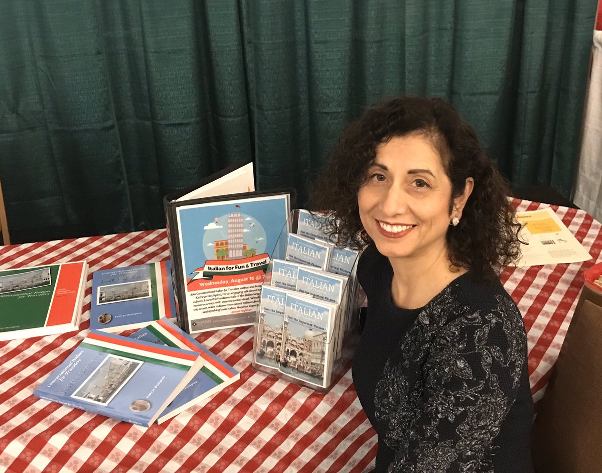 travelitalian1's tweet photo. #NIAFGala44 Having a great time today at #EXPOItaliana meeting people who love #learningItalian! Still time to check out #conversationalItaian for #Travelers books until 4 at the Omni in Wash DC! https://t.co/kPofY8UuI2 https://t.co/36bxf97PXk