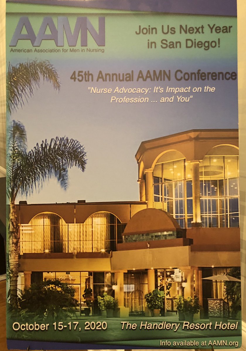 #LEAP19Orlando was amazing. Planning to have a bigger delegation next year when we go to San Diego for our 45th Annual Conference. #MenInNursing #2019OutStandingChapter