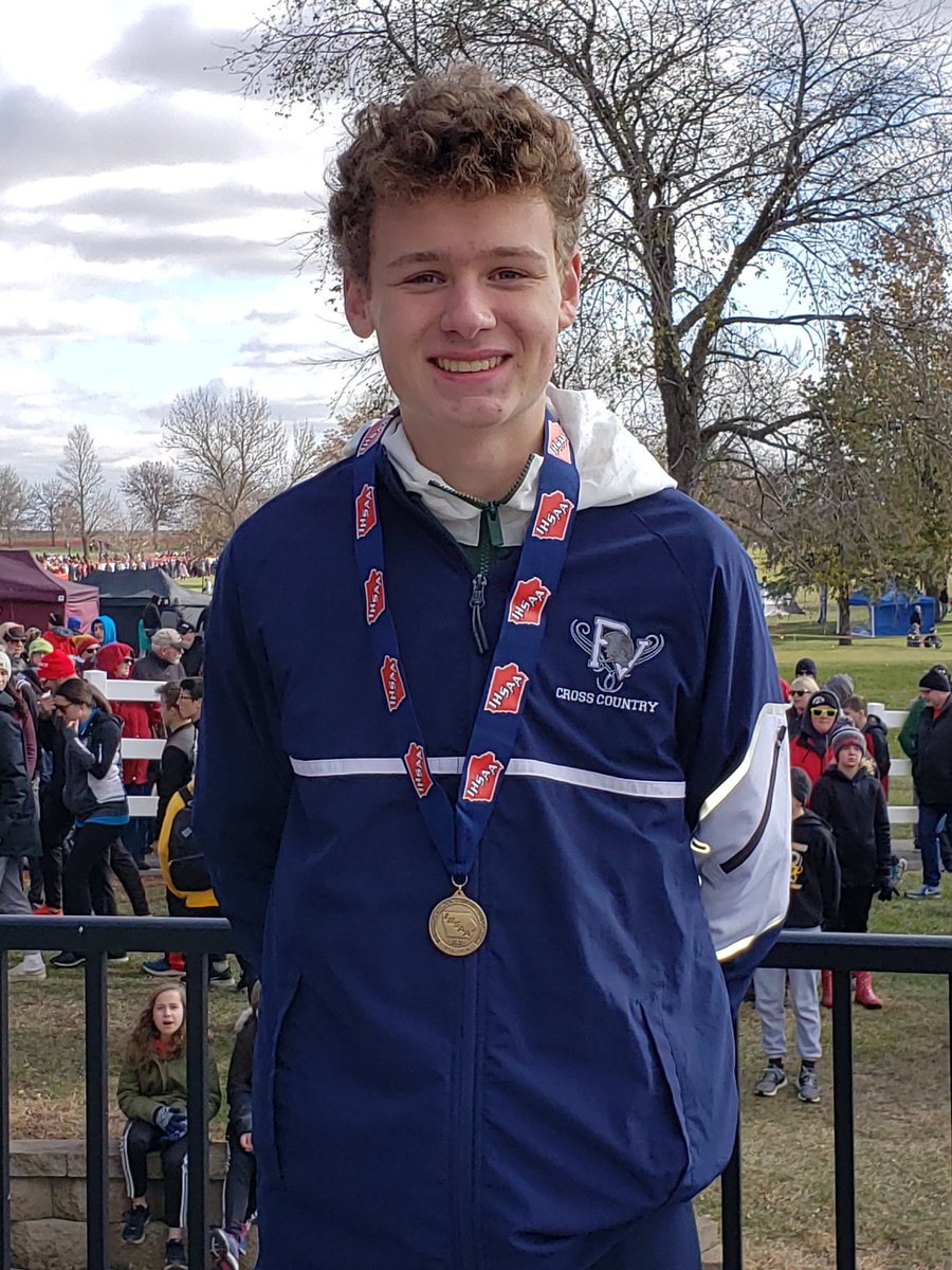 Spartan Max Murphy IS the IHSAA 4A Cross Counrty State CHAMPION!🏅🏅Whoop Whoop  Whoop #SpartanNation