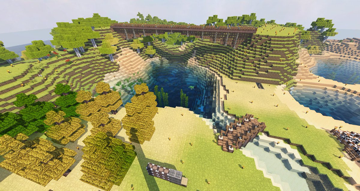 J'ai même pas encore un champ de blé ni une baraque mais j'ai 2 ponts...