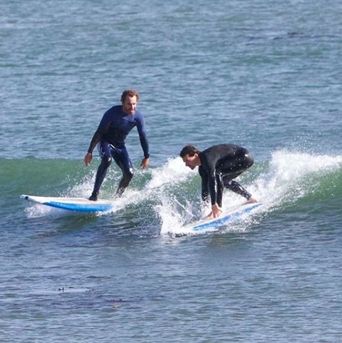 Great conversation and surf a couple days ago with @Zorro_del_mar at 38th Avenue. Let's get in the water and have another "board meeting" again soon. Congratulations on the special day, hope she said yes 👍 #sarfin  #santacruzwaves  #ManuForSupervisor