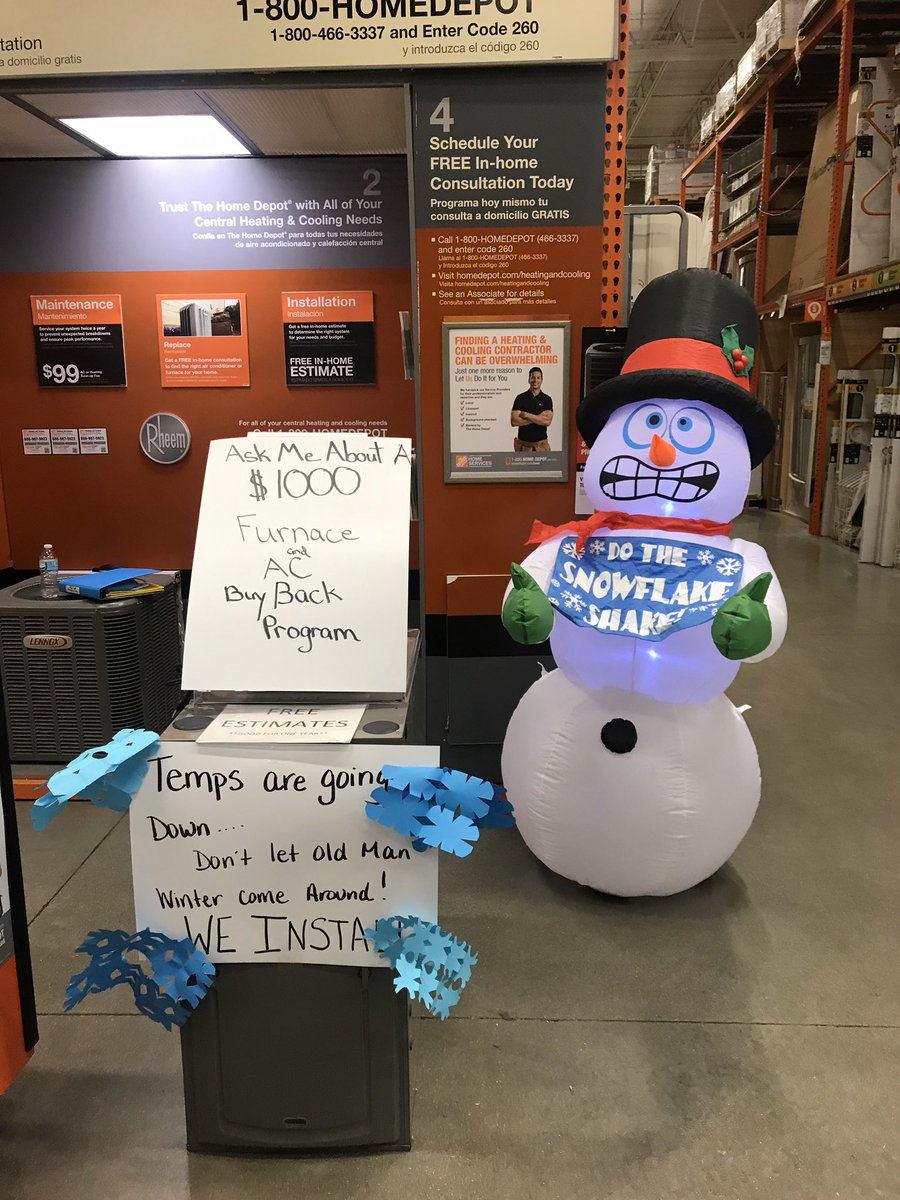 Brrrr! Don’t forget to bundle up for this winter and also don’t forget to bundle your new AC and Furnace to get the best deals! #hvacsaturdays