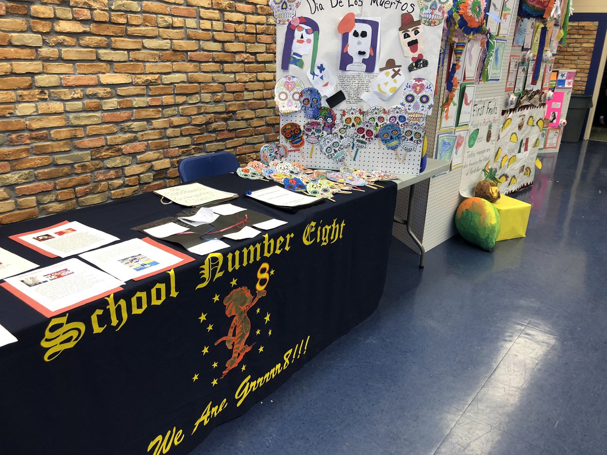 Miss_Lewis209's tweet photo. School #8 showing off their amazing work at the Hispanic Heritage Festival! 💙 #studentwork #BellevillePride #RepresentingSchool8 https://t.co/ciadMdd9Mr