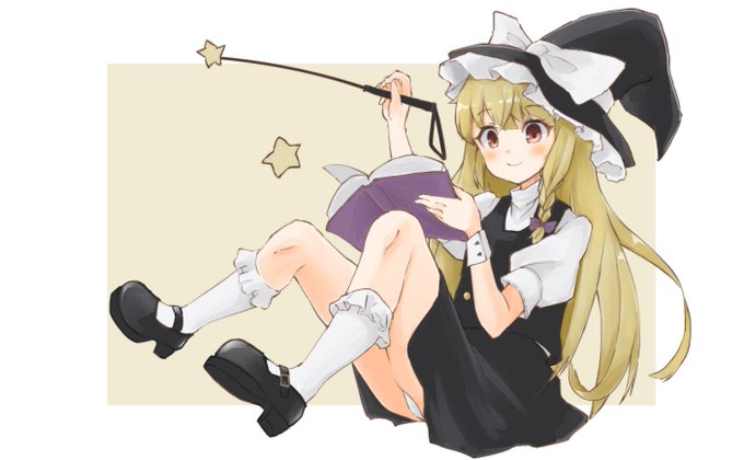 魔理沙ちゃん描きました 