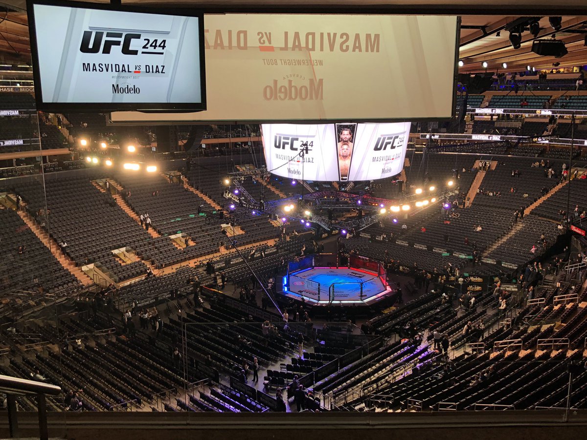 RutAboveTheRest's tweet photo. UFC 244!!!! Let’s go @NateDiaz209 #ufc244  #MadisonSquareGarden https://t.co/W8ibynTjeQ
