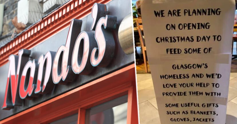 Great initiative. Thanks Glasgow Nando’s Opening On Christmas Day To Feed Homeless.
unilad.co.uk/news/glasgow-n…