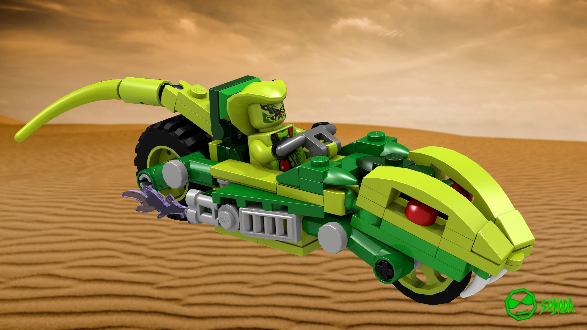 snake train ninjago
