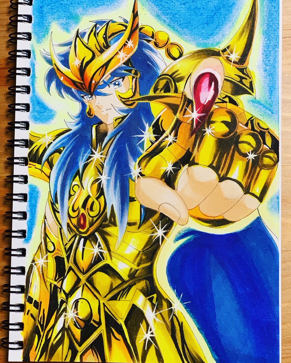 ٹوئٹر のり ٹوئٹر پر 蠍座のミロ 蠍座 黄金聖闘士 聖闘士星矢 Saintseiya ミロ コピック コピック イラスト 模写 アナログイラスト Copic Copicart 絵描きさんと繋がりたい 絵描きさんとつながりたい 絵描きさんと繫がりたい T Co Uxbyllw68d