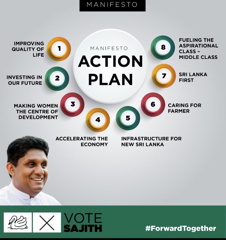 SheRises9's tweet photo. A powerful #DevelopmentGoal for Lanka. @sajithpremadasa Goal #3 Making Women The Center of Development #lka https://t.co/vMVQBblY4r