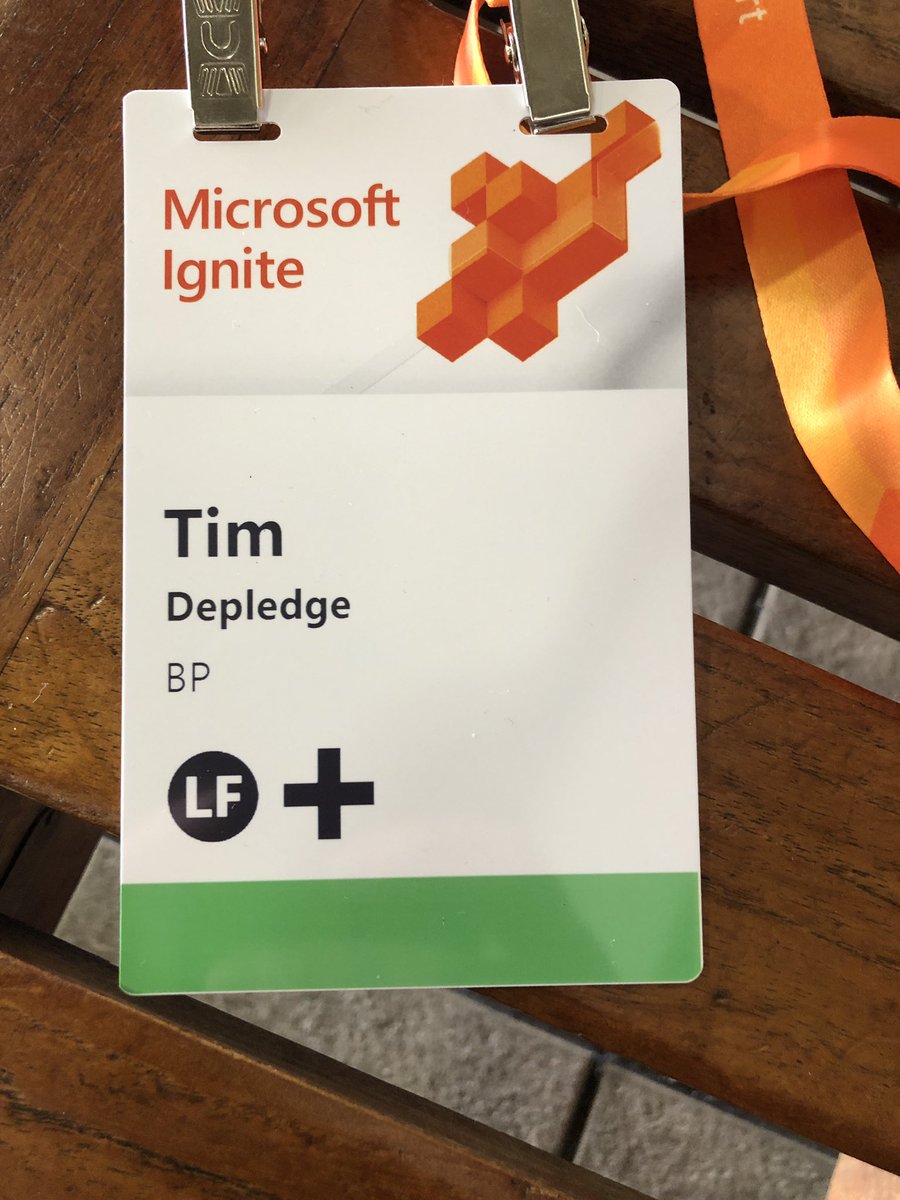 Definitely loving Airport badge pickup at #MSIgnite.  Hugely excited about the next few days..!!!