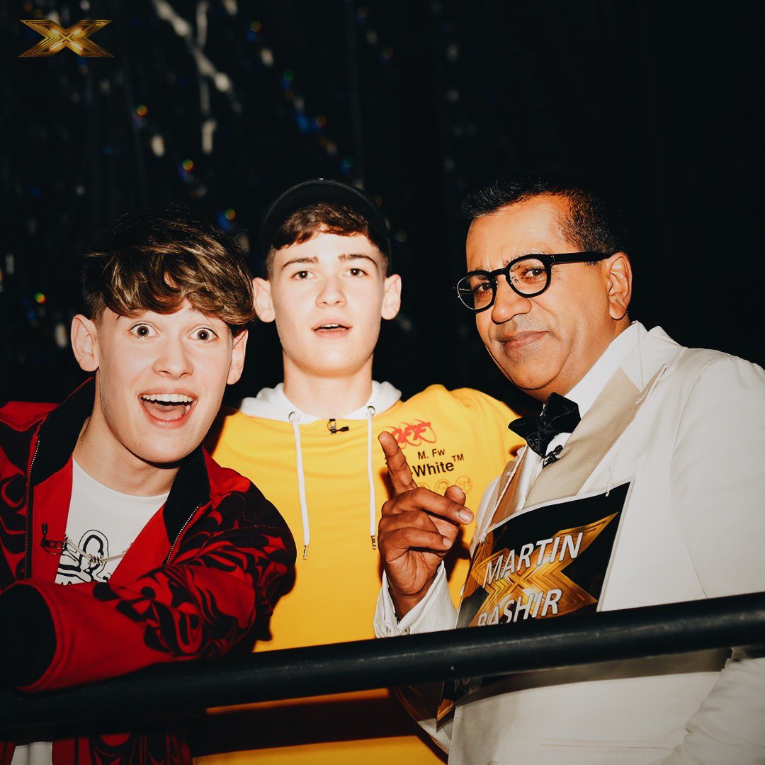 maxandharvey's tweet image. Well lads and ladettes, it’s that time of the week once again... #XFactorCelebrity

Make sure you have @TheXFactor app on all your devices to vote! 5 votes, 6 devices!!! Go go go: bit.ly/2nMaJ74