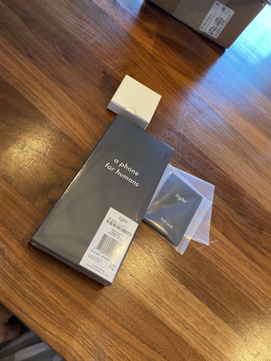 Rgallaty's tweet photo. Ordered this phone 8 months ago. It arrives the day before the sermon I’m preaching about it. DON’T MISS Tomorrow’s message as I talk about how Technology and Social media, which was once useful, is now using us, and what we can do to respond to it. #lightphone2 https://t.co/vg4vsACbDQ