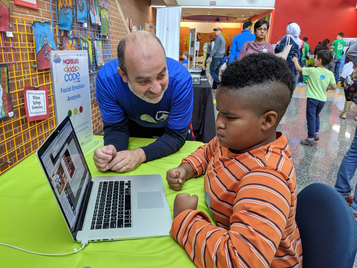 MarblesRaleigh's tweet photo. We had a great time at Kids Code playing with coding and computer science and sparking curiosity about tech careers. Thank you @citrix @ibm @lenovous @IHSMarkit @theforgeinitiative @betaboxlearning @kramdeninstitute @rtpnsbe @waketechcc @ncstatecsc @wics_ncsu #exploreexperiment https://t.co/GOH2remxb1