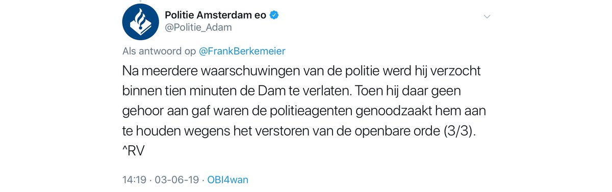 edwin_koning's tweet photo. #dag64 @Politie_Adam https://t.co/nkjFq6dK9m…
De tijd dringt, tik tak tik tak #70dagen @Politie_Adam
https://t.co/mDi141Gfs8…
De willekeur v @Politie_Adam en @Gemeente020 maar aanpakken antisemitisme ho maar... het is natuurlijk veel makkelijker om een Jood aan te pakken https://t.co/Qa9gTrY1iS