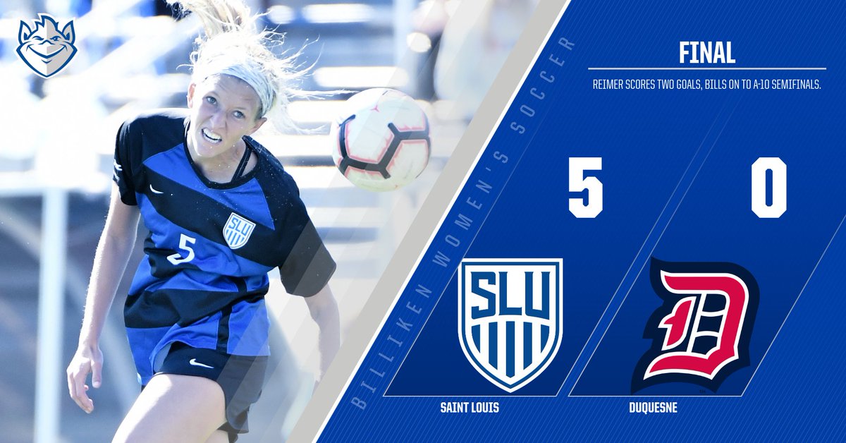 #Billikens win! Saint Louis will host La Salle in the #A10WSOC Championship semifinals Friday, Nov. 8, at 1 p.m.