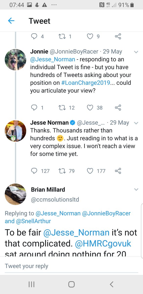 32. With the change of guard at No. 10  @Jesse_Norman replaced  @MelJStride as Treasury Minister. Norman gave those affected hope with Tweets implying he would be fair handed in respect of  #LoanCharge.