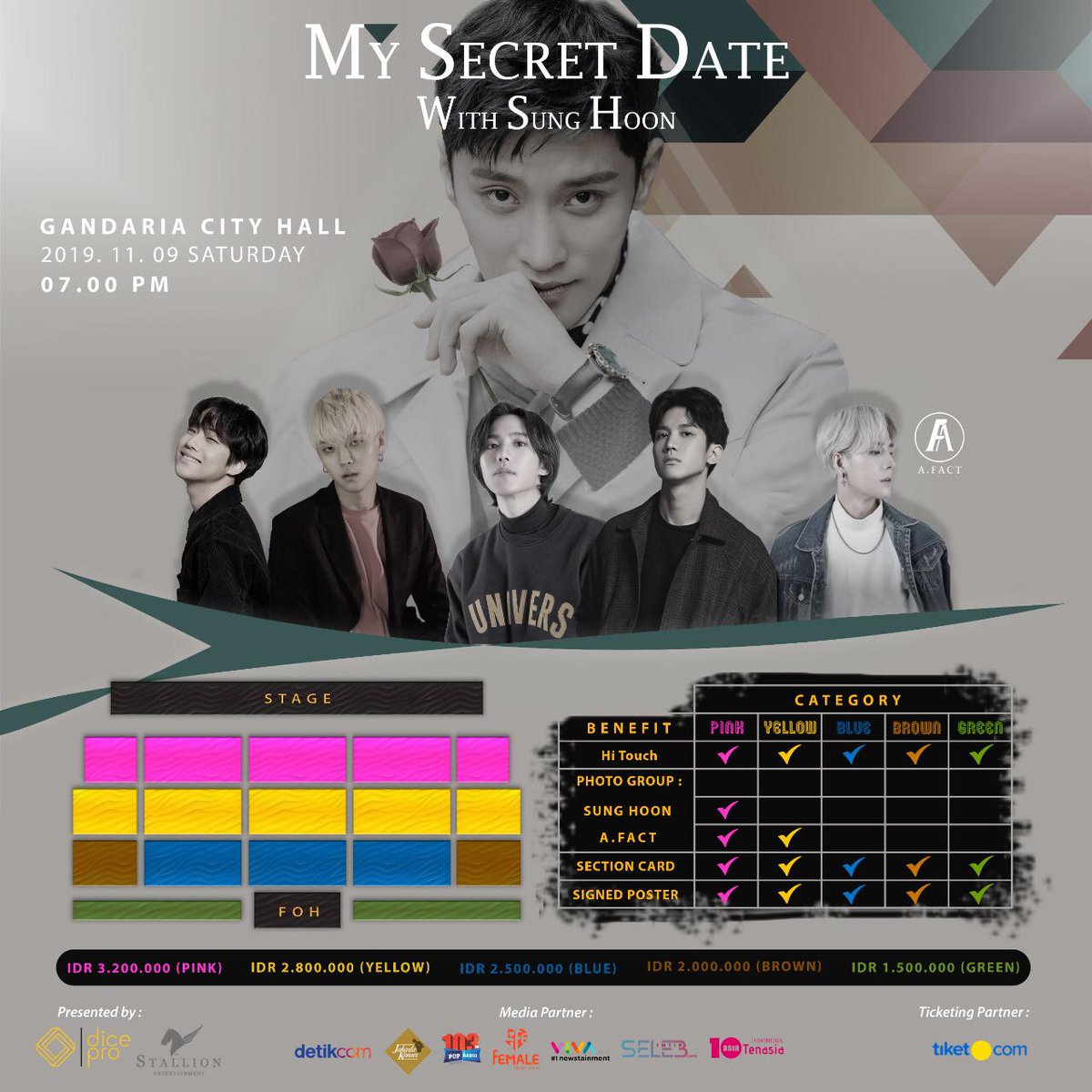 heyychachaa's tweet photo. #wts tiket fans meeting "My Secret Date with Sung Hoon" 9 Nov. Pasti lebih murah dan terpercaya. Semua kategori available. Minat DM.
#sunghoon #sunghoonindo #mysecretdate #jakartaevent #dicepro #drakor #kpop https://t.co/MAuRVbEuF8