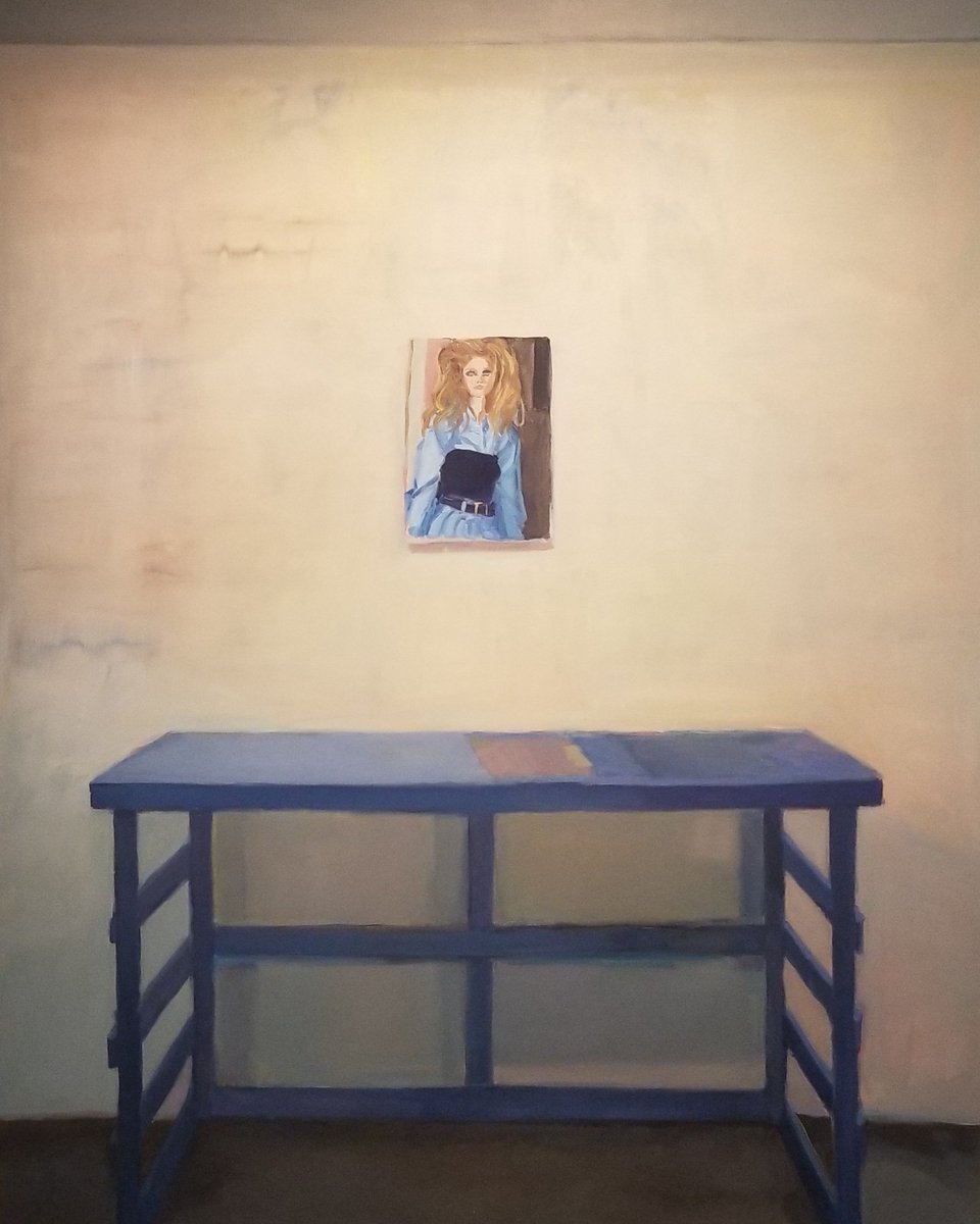 luisfernsuarez's tweet photo. Janet Werner, expo #macmtl
Blue Table, 2019

#art #artnews #painting #contemporaryart #exhibition #womenartists #Montreal #museum @janetrosewerner @luisfernsuarez @macmontreal https://t.co/FtMi0GiQ76