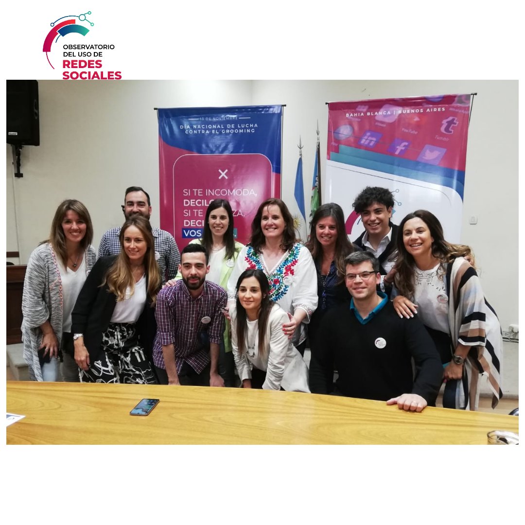 Parte del equipo del Observatorio del Uso de Redes Sociales en el <a href="/HCD_BahiaBlanca/">HCD Bahía Blanca</a>