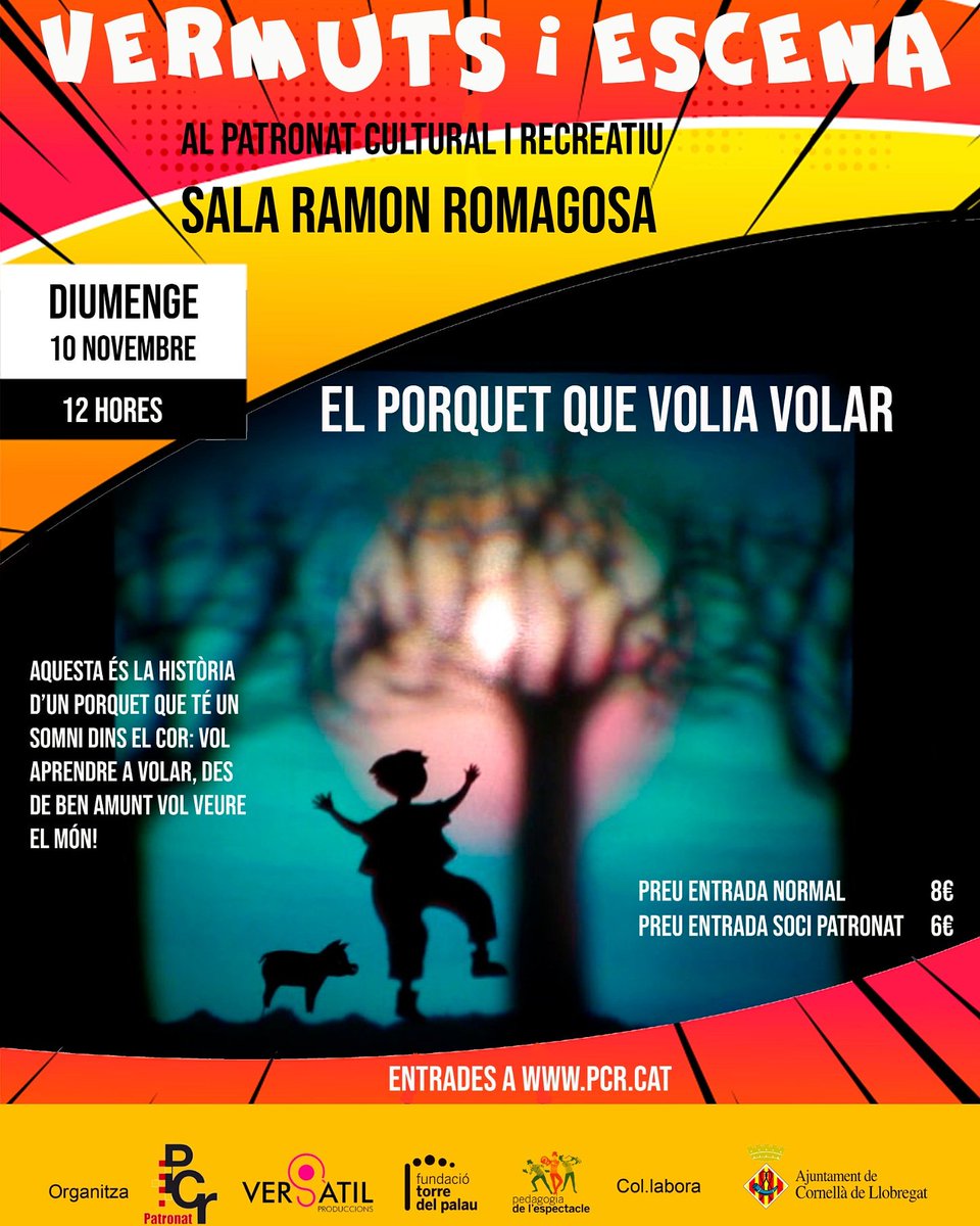 Vermuts i Escena una nova iniciativa del Patronat i Versàtil.