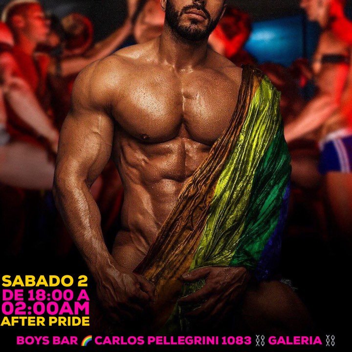 💦HOY SABADO 2 DE NOVIEMBRE ⛓ DE 18:00 A 02:00AM #ORGY #AfterPride2019 🌈 ➕ DE 250 HOMBRES ⭕GLORY HOLE ➕ D.A.R.K.R.O.O.M &amp; LABERINTO ➕ SALA DE DUCHAS🚿➕ CUARTO ROJO 🚨 2 X 1 EN BARRA #Entrada $280.-#IncluyeTodo #CONSUMICION #Guardarropas #Toallon #Preservativos #Geles 🤙🏻