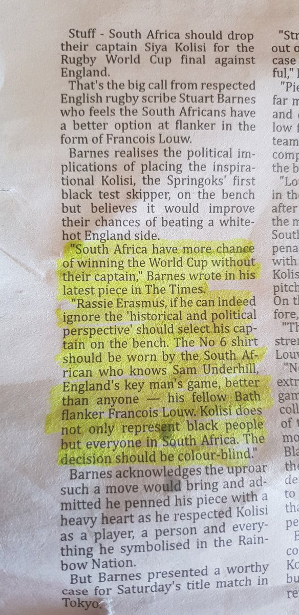Eliota_Sapolu's tweet photo. Ive only just seen this unbelievable article 🤣 When will England bin Stuart Barnes the piece of shit. To imply that a black person is captain only for political reasons is fucking white supremacist trash. Enjoy the result you piece of shit 🤣🤣🖤✊🏿 https://t.co/ktQeLH8yQ5