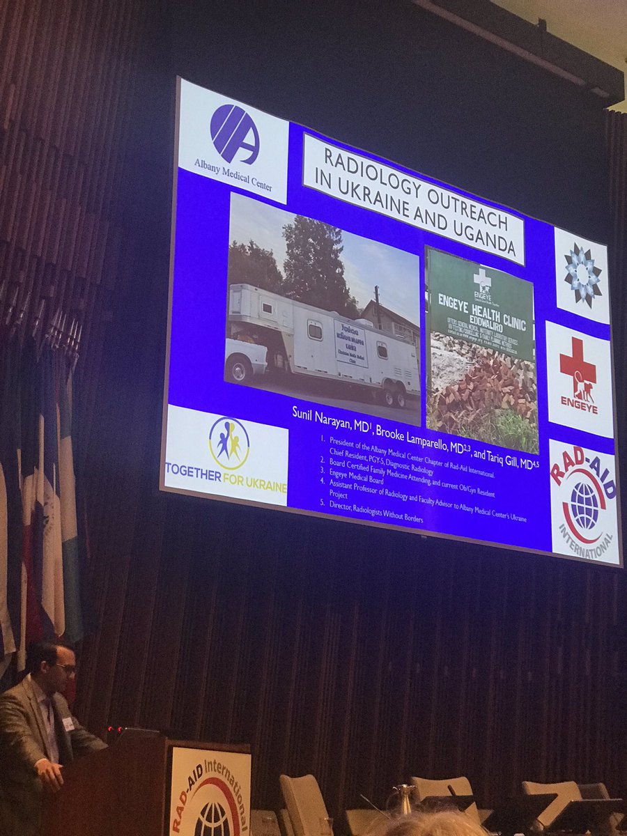 RADAIDIntl's tweet photo. Sunil Narayan, #RadAidIntl Ukraine, on partnerships in enhancing radiology capacity #GlobalRad #RadAid2019 https://t.co/l98K2rAfEz