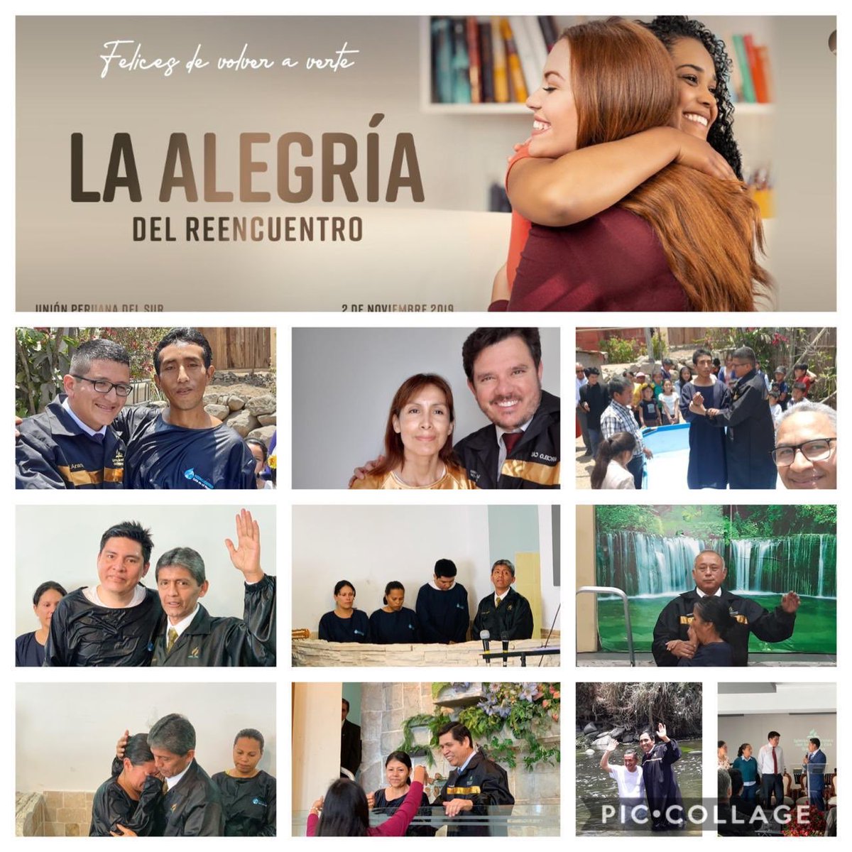 Gratitud a Dios por nuestros hermanos que volvieron a casa y entregaron sus vidas a través del bautismo. Realmente, fue una alegría tenerlos de vuelta. #LaAlegriaDelReencuentro #APC