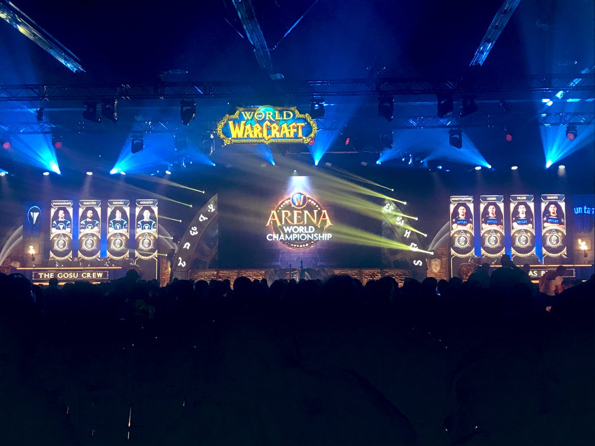 Let’s gooo <a href="/TheGosuCrew/">Gosu Crew</a>!!! 2-0 so far vs #UnitasBlue. <a href="/Chun_WW/">Xavier</a>, <a href="/Thugonomix/">Thugonomicz</a>, and <a href="/GoreckiGG/">Ry</a> are doing WORK. 🤘🏻

#arenaworldchampionship #arena #blizzcon #BlizzCon2019