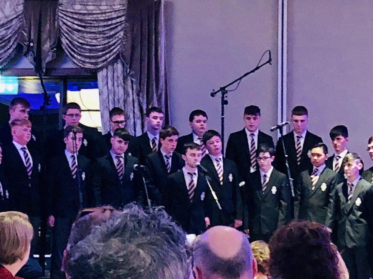 Great to support @CBSKilkenny1859 #newschooldevelopment  #galadinner @LyrathEstate here in #Kilkenny with amazing senior boys #choir #alumniawards