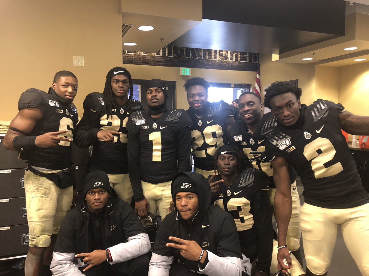 No better feeling on a Saturday afternoon! Proud of everyone of these men!
#BoilerUp