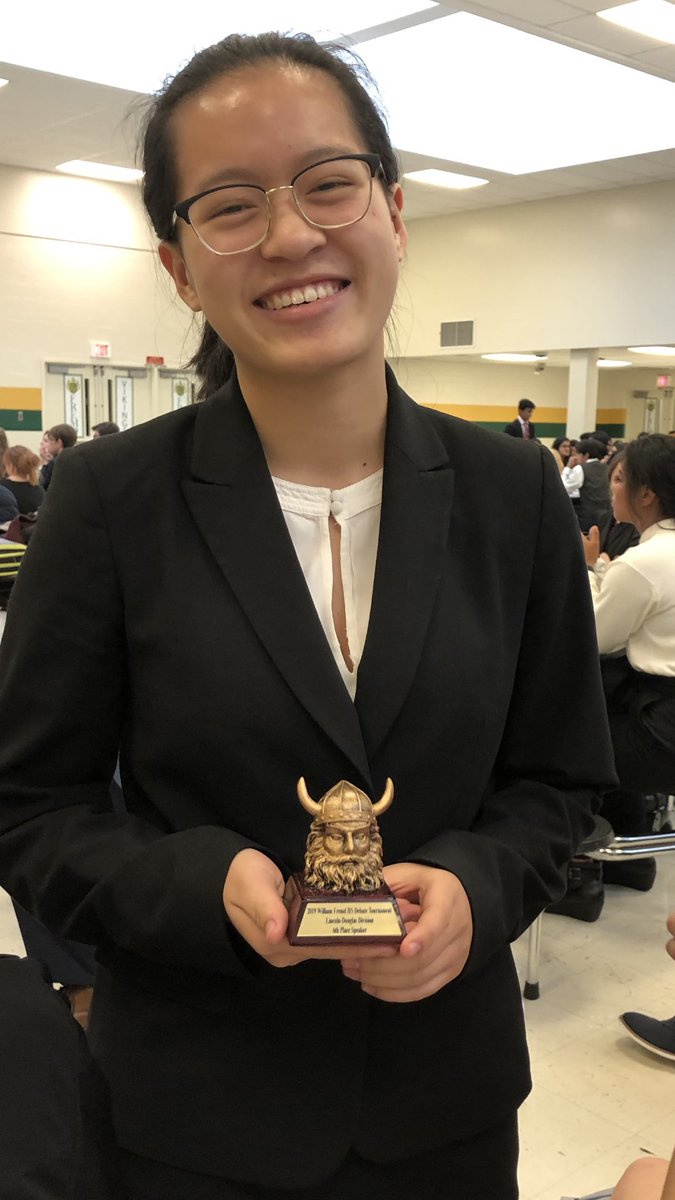 Thank you to <a href="/FremdDebate/">Fremd Debate Team</a> for an amazing tournament!! Congrats to Sarah Dowden on her 6th place speaker award in JV Lincoln Douglas!