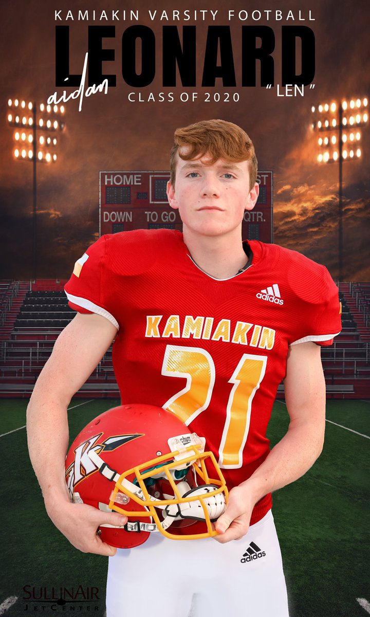 cheer_kahs's tweet photo. Last Weeks Varsity FB Senior was Aiden Leonard 🏈 https://t.co/QXCqpXNUQE