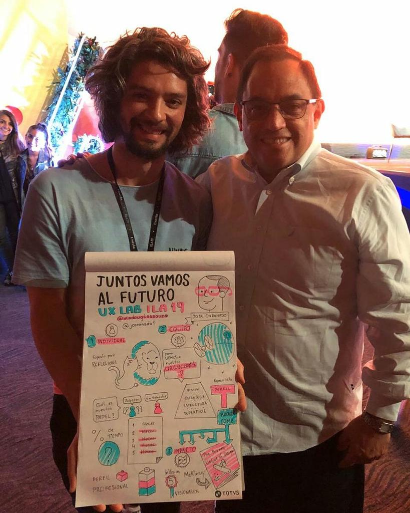 douglas98912769's tweet image. Dia 03 do @ILA19Medellin. Ouvi Jose Coronado falar sobre como os designers podem ir juntos ao futuro, explorando aspectos individuais, da equipe e do impacto. #ILA19med #licencia19ila #UXLabDays #visualnote #anotacoesvisuais