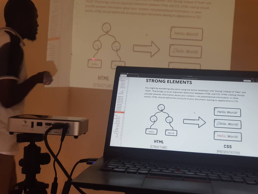 JaitehOusainou's tweet photo. *SUCCESSFUL WEB DEVELOPMENT SESSION๐ฅ*
On th 2nd November 2019, the university of the Gambia Developer Student Clubs held its 1st Web Development session .
This session was focused on Basic HTML and CSS which was attended by more that 50 students.
#DSCUTG
#SSADSC https://t.co/XuwgDwJ98Z