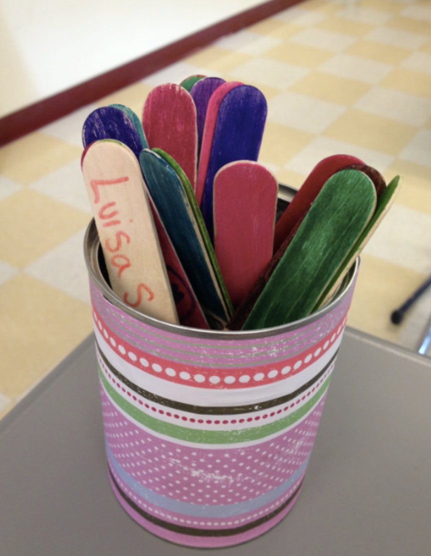 Jo Boaler (@joboaler) on Twitter photo Is anyone else frustrated by so called "equity sticks" ie cold calling students when their name is picked at random. I regard that as an anxiety inducing teaching practice - and there is nothing equitable about it. Why not call them cold calling sticks instead? Is anyone else frustrated by so called "equity sticks" ie cold calling students when their name is picked at random. I regard that as an anxiety inducing teaching practice - and there is nothing equitable about it. Why not call them cold calling sticks instead?