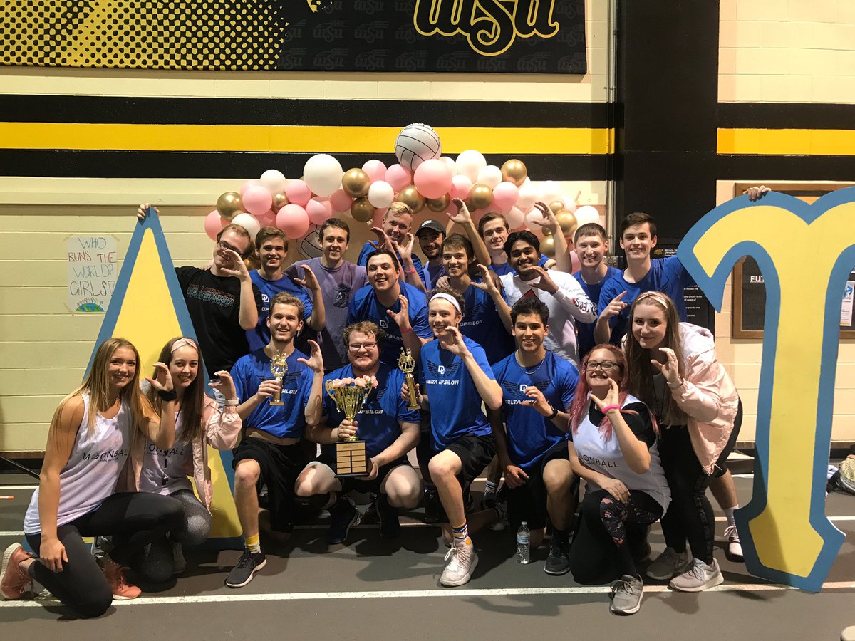 Thank you to everyone who participated in Moonball and Moonweek! We loved sharing our passion of #BuildingStrongGirls with you! 
Congrats to our winners! 🤩
Moonball 1st/2nd place: @DeltaUpsilonWSU 
Moonweek winners:
MGC: @WichitaSLB 
PC: @KKGWichitaState 
IFC: @DeltaUpsilonWSU