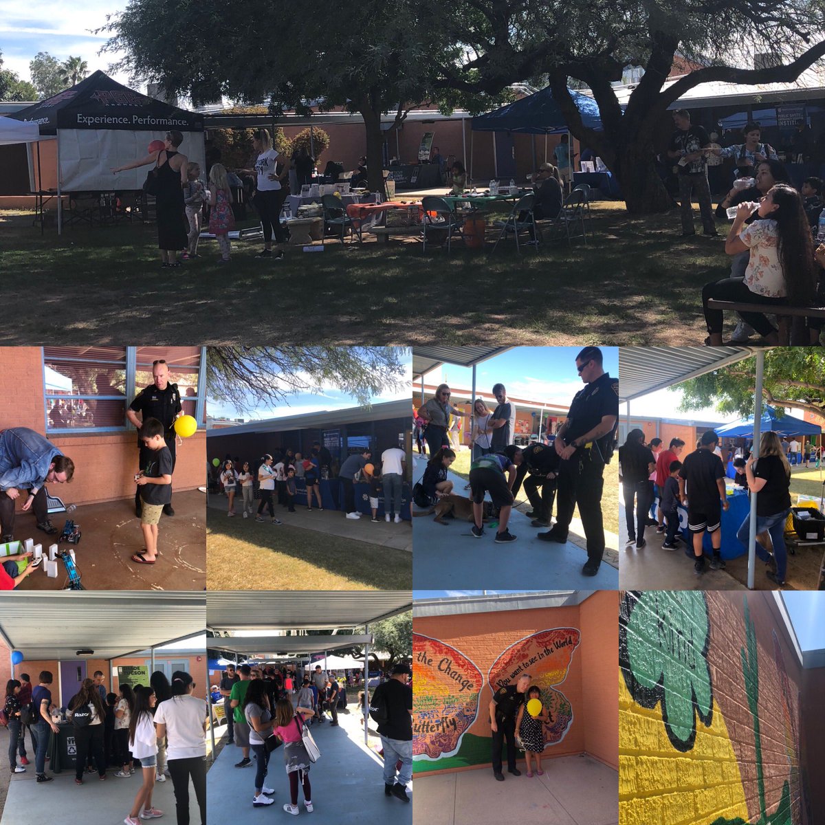 OperationsWest's tweet photo. Fantastic turnout at the Fall Festival today! A big thank you to all the community partners for their dedication and hard work in making today such a great success! 

#ThriveInThe05 #TucsonPoliceDepartment #BuildingStrongCommunities #OpsWest https://t.co/YCSAFoWF48