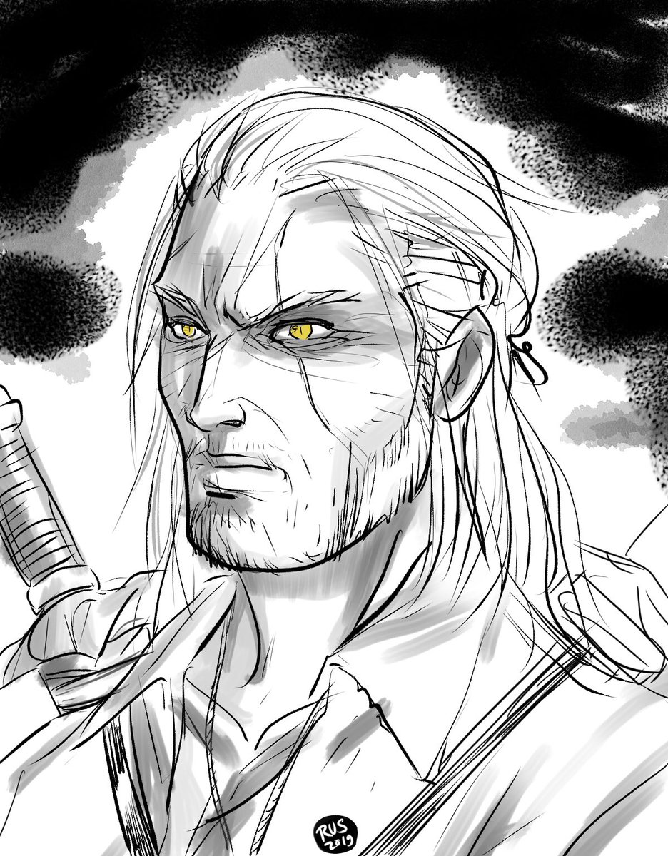 Quick sketch of ‘Geralt of Rivia’ from the #Witcher series. One of my favorite novel and video game series. Never get tired of it.
#wiedźmin #geraltofrivia #andrzejsapkowski