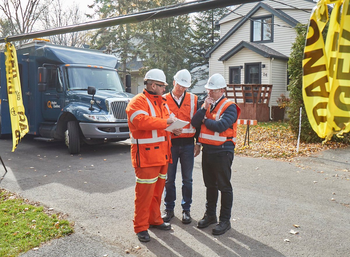 Hydro Quebec On Twitter Our Ceo Eric Martel And Filion Eric President Of Hq Distribution Are In The Field Today To See The Clear Progress Made By Our Teams Who Have Restored The Service