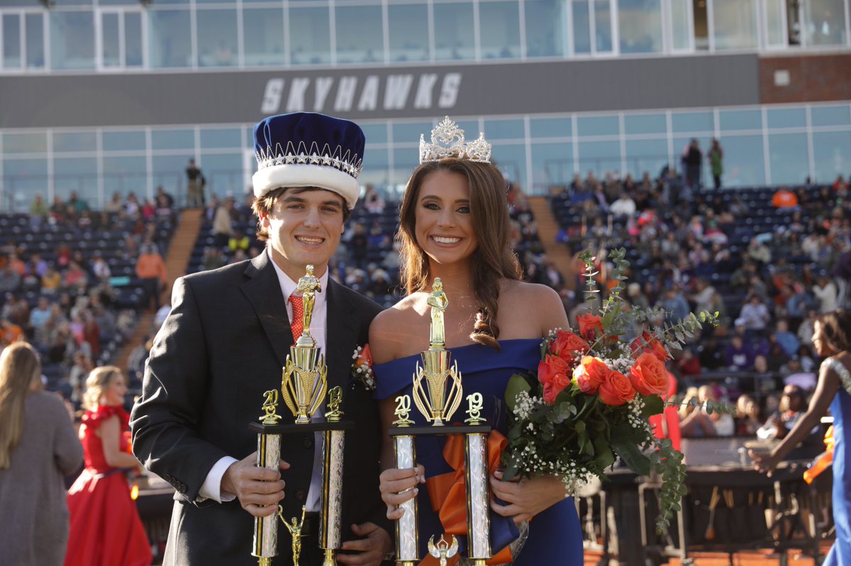 Congratulations to the 2019 UT Martin Homecoming King and Queen, Hayden Love and Abby Bruff!